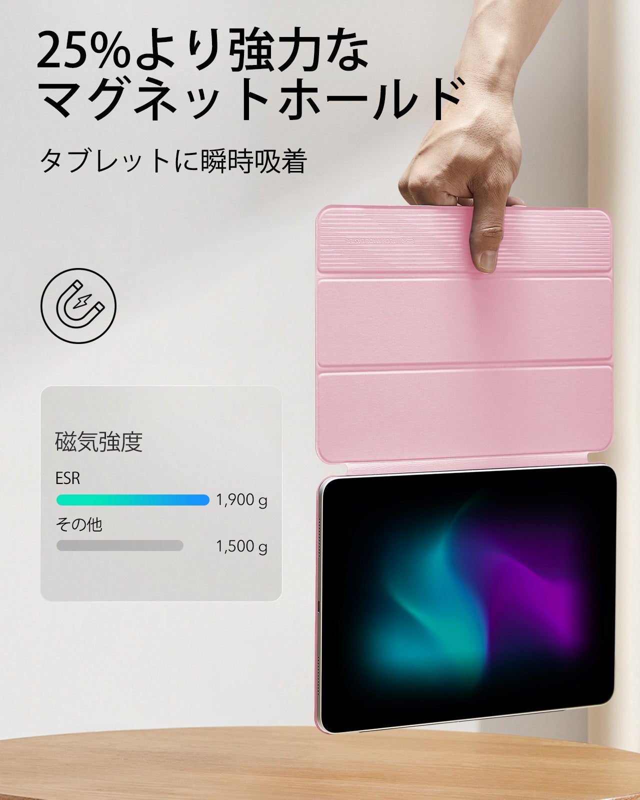 iPad Pro 13ʺ (2024) Rebound Magnetic Case - Pink  Product type