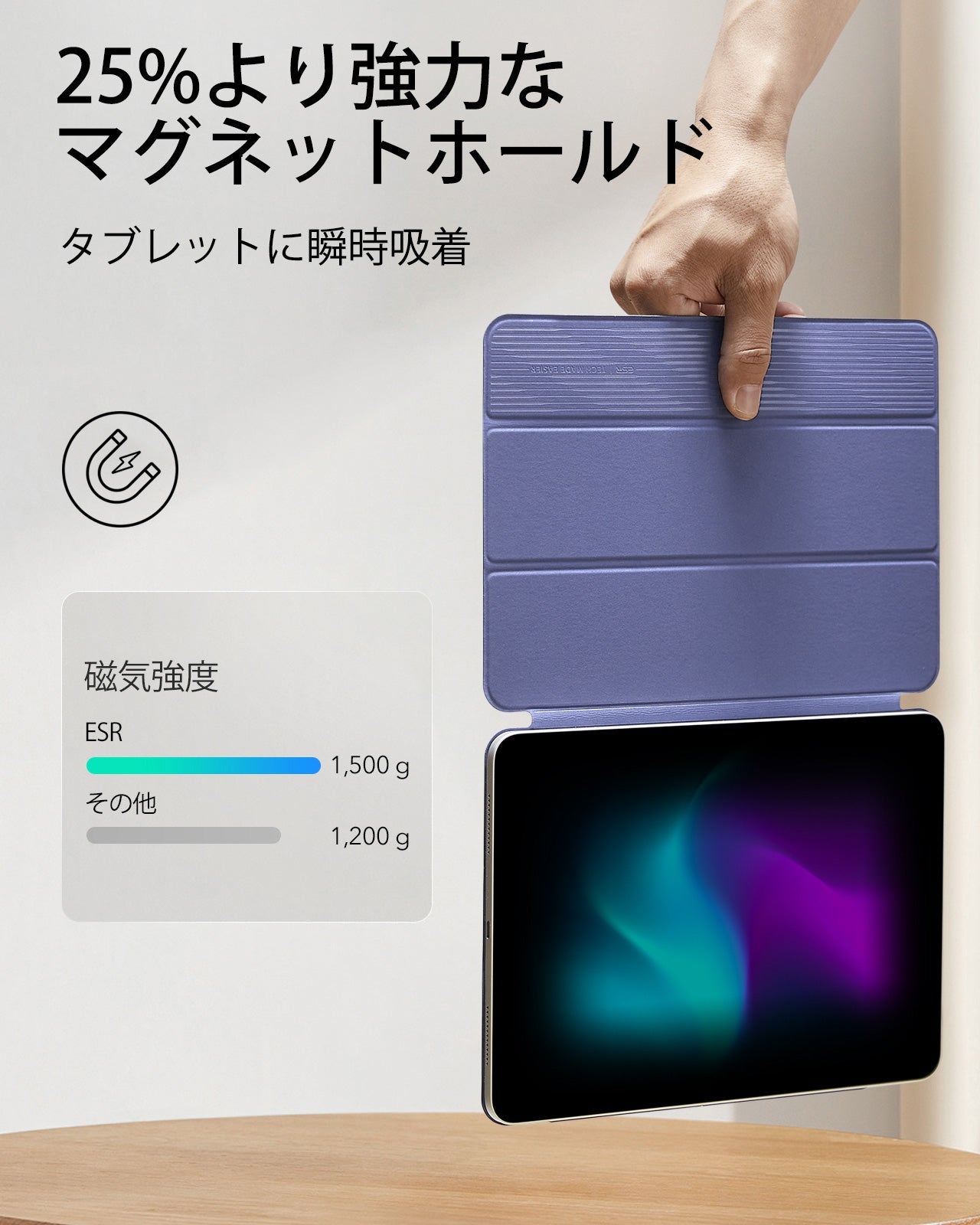 iPad Pro 11" (2024) Rebound Magnetic Case - Lavender  Product type