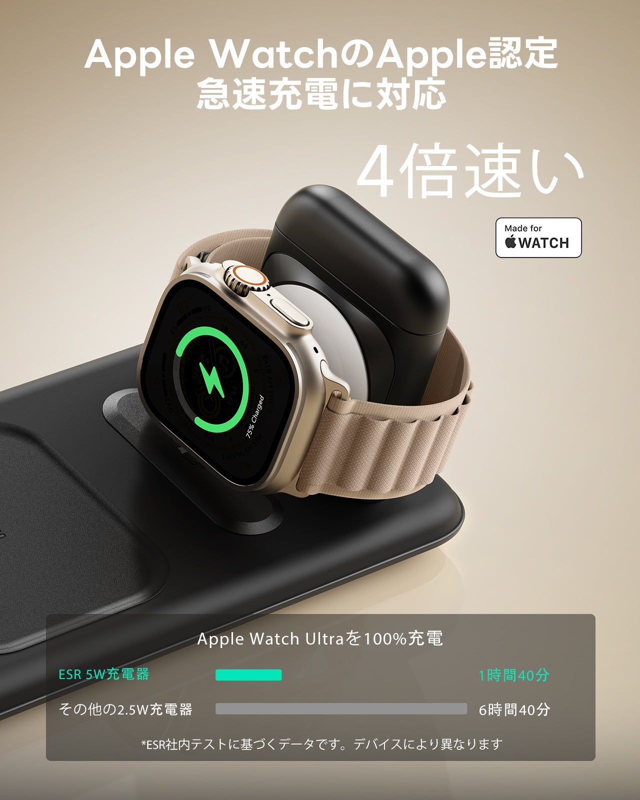 Qi2 3-in-1 Travel Wireless Charging Set (Bag Included) - White - JP Plug  Product type