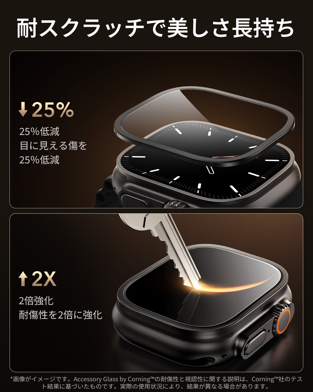 Apple Watch Ultra 3 Armorite® Pro スクリーン保護フィルム（ベゼル）- ブラック  Product type