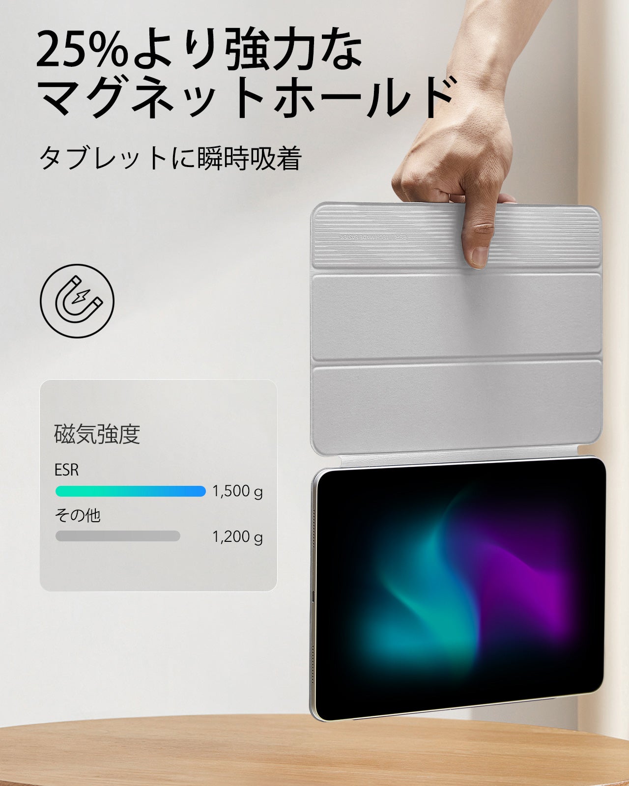 iPad Pro 11" (2024) Rebound Magnetic Case - Brilliant White  Product type