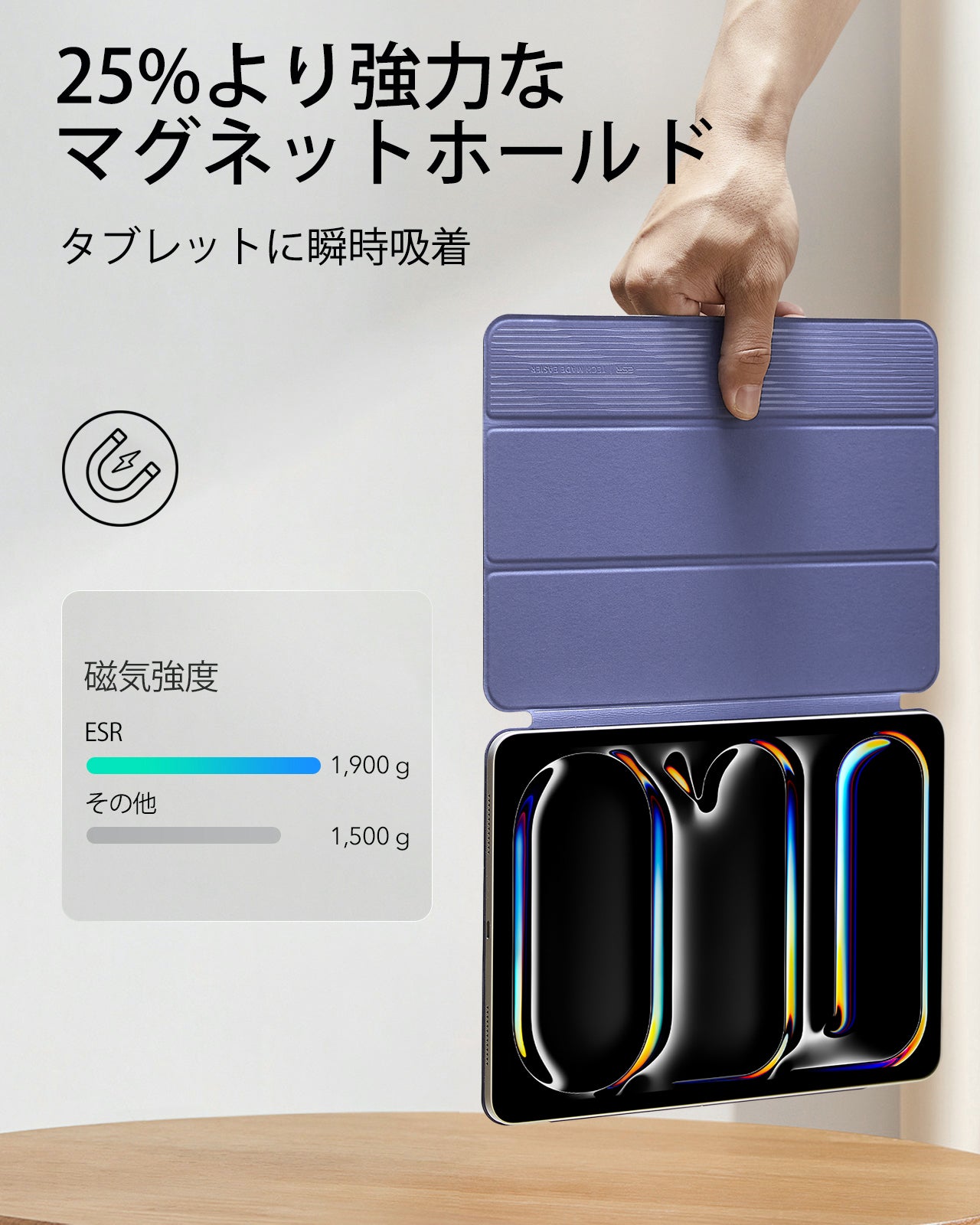 iPad Pro 13" (2025) Rebound Magnetic Case - Lavender  Product type