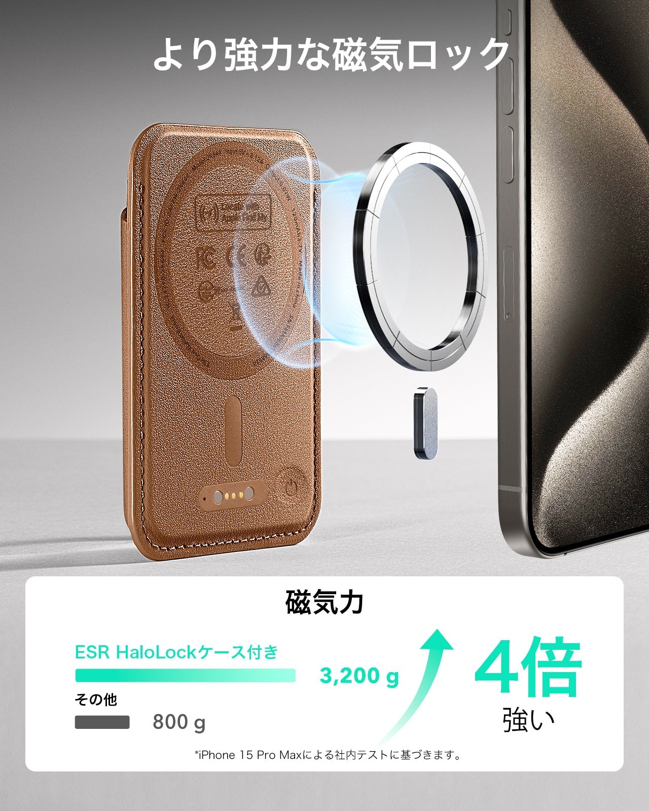 Geo Wallet Boost (HaloLock) - Brown  Product type