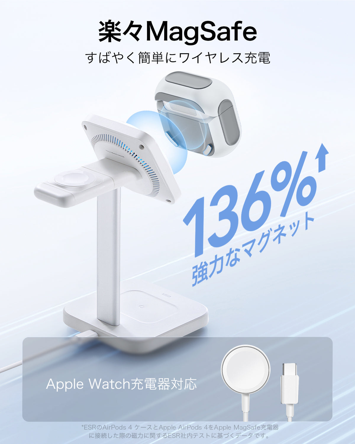 AirPods 5 Orbit Hybrid Magnetic Case - White  Product type