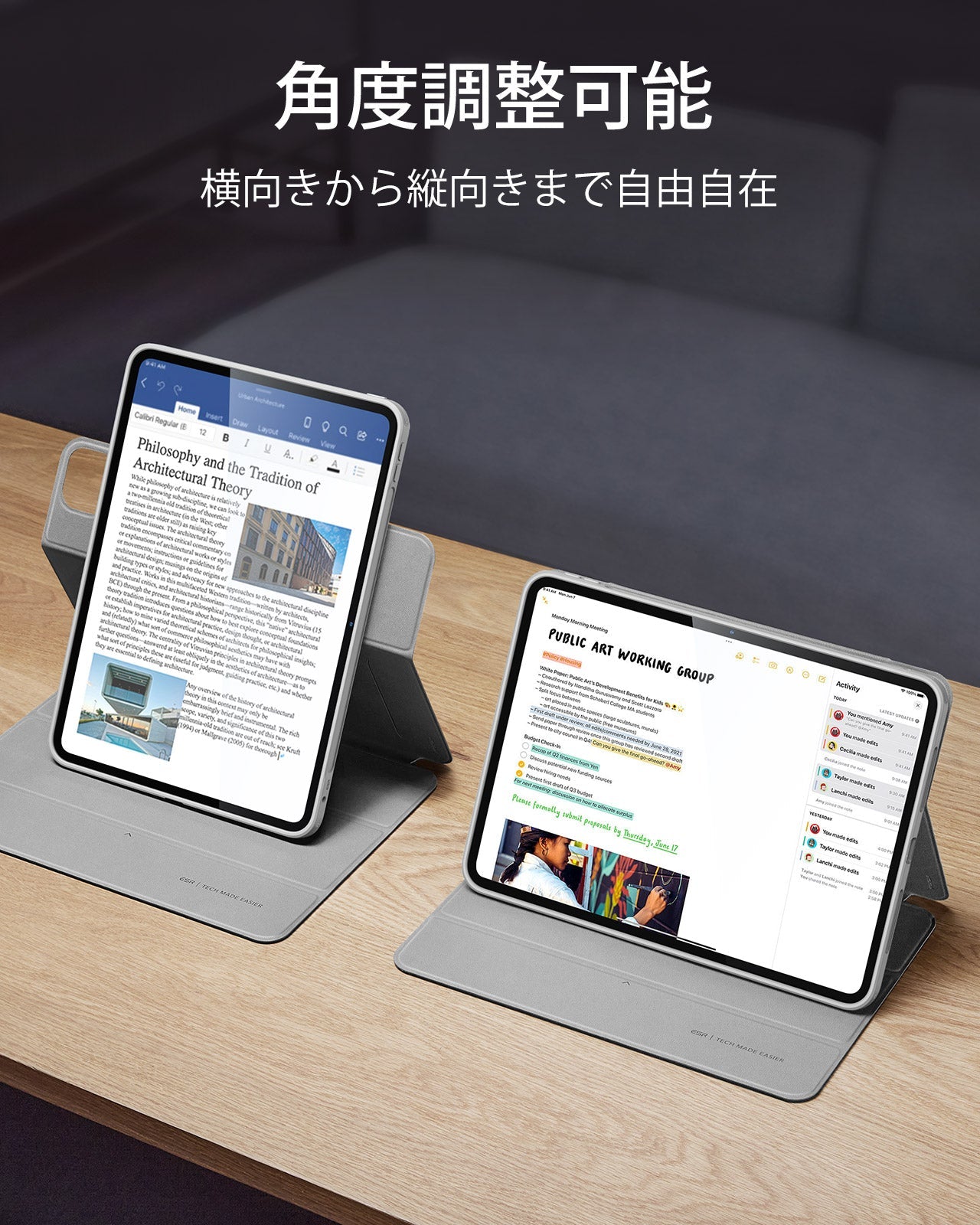 iPad Pro 13ʺ (2024) Rebound Hybrid Case 360 - Grey  Product type