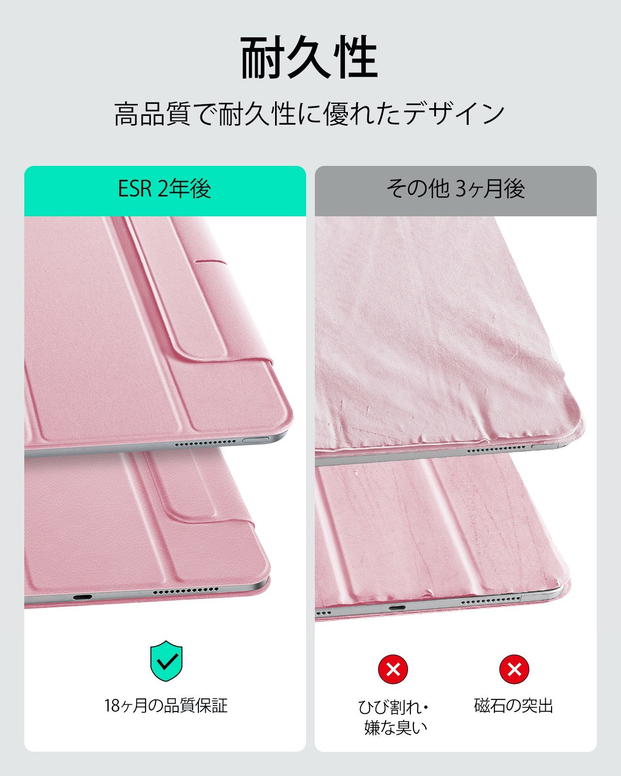 iPad Air 11″ (2025) Rebound Magnetic Case - Pink  Product type