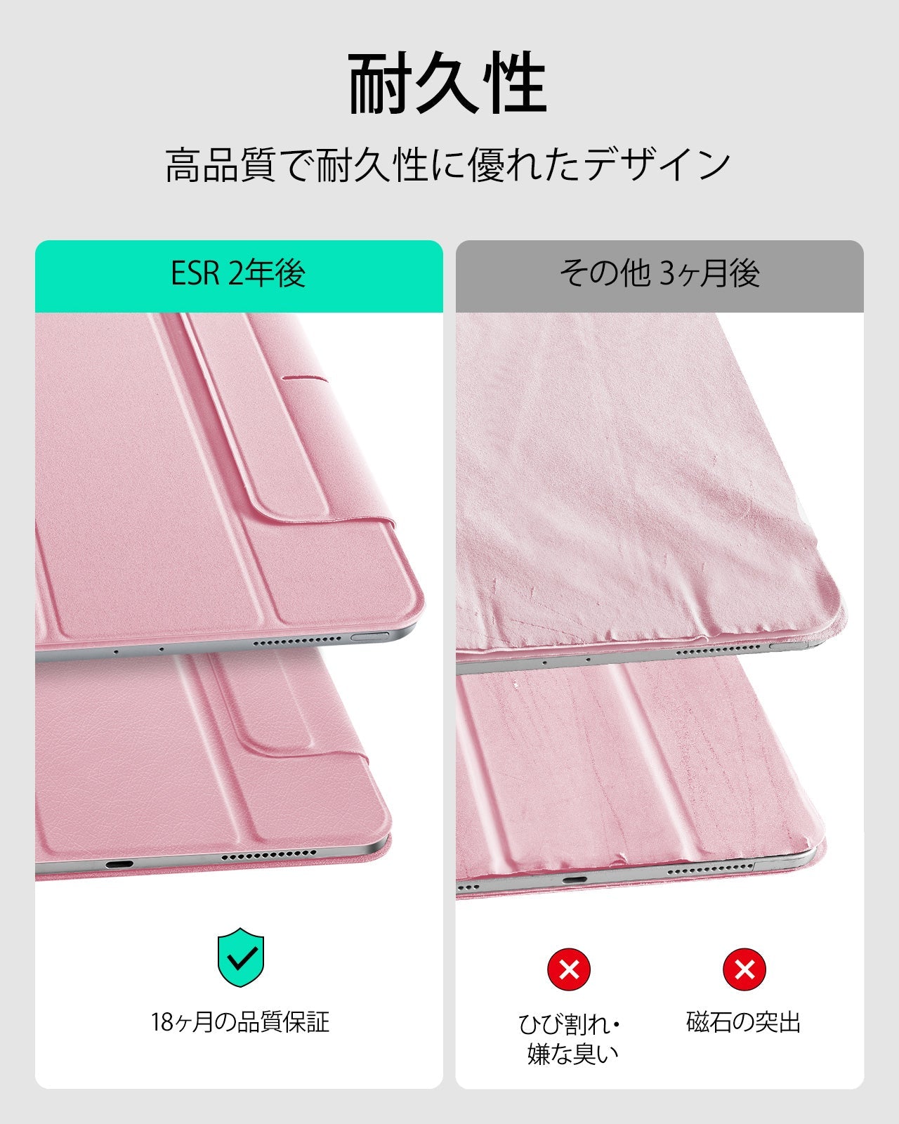 iPad Pro 11" (2024) Rebound Magnetic Case - Pink  Product type