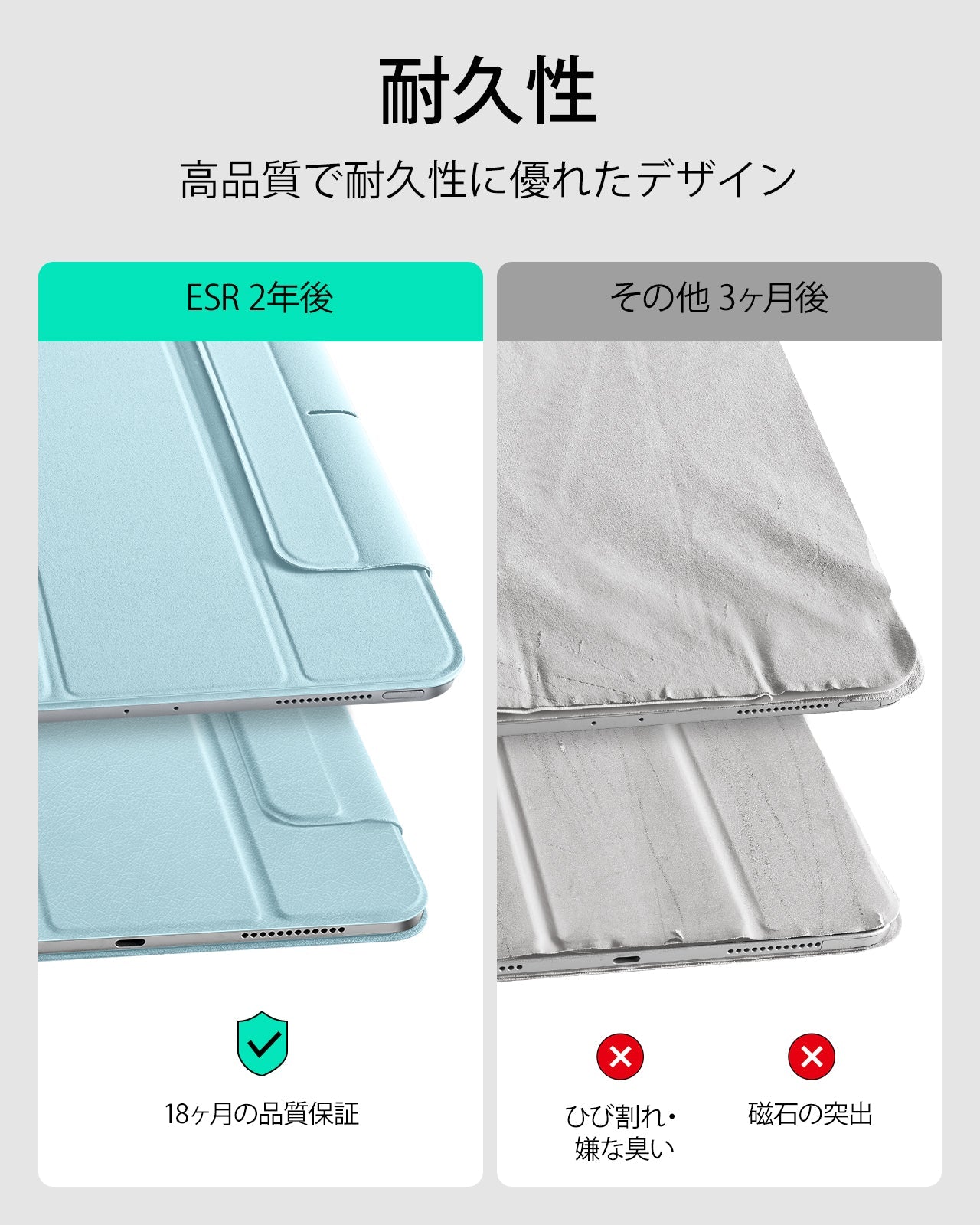 iPad Air 13" (2025) Rebound Magnetic Case - Light Blue  Product type
