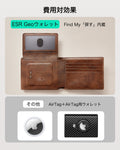 Geo Wallet with Find My - Aged Leather  Product type