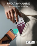 Geo マグネットウォレット（Grip） - バーガンディ  Product type