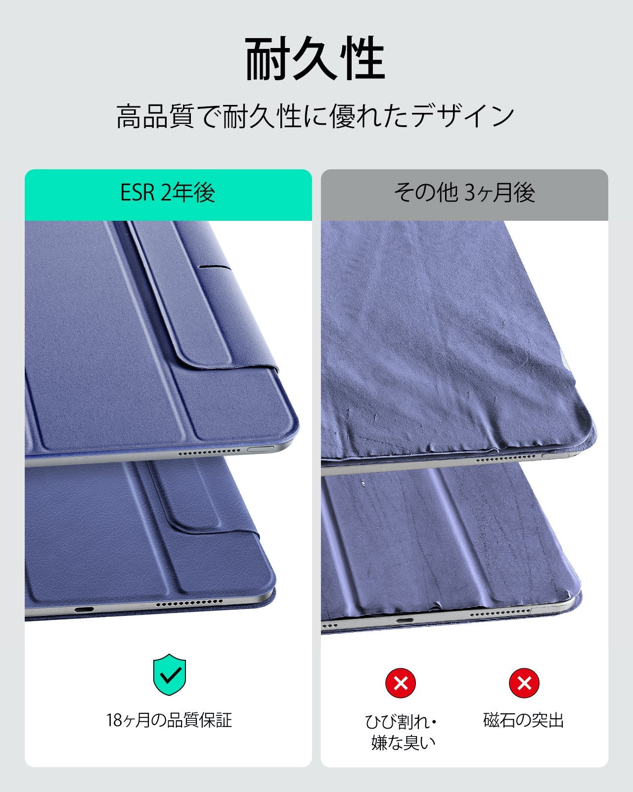 iPad Air 13" (2025) Rebound Magnetic Case - Purple  Product type