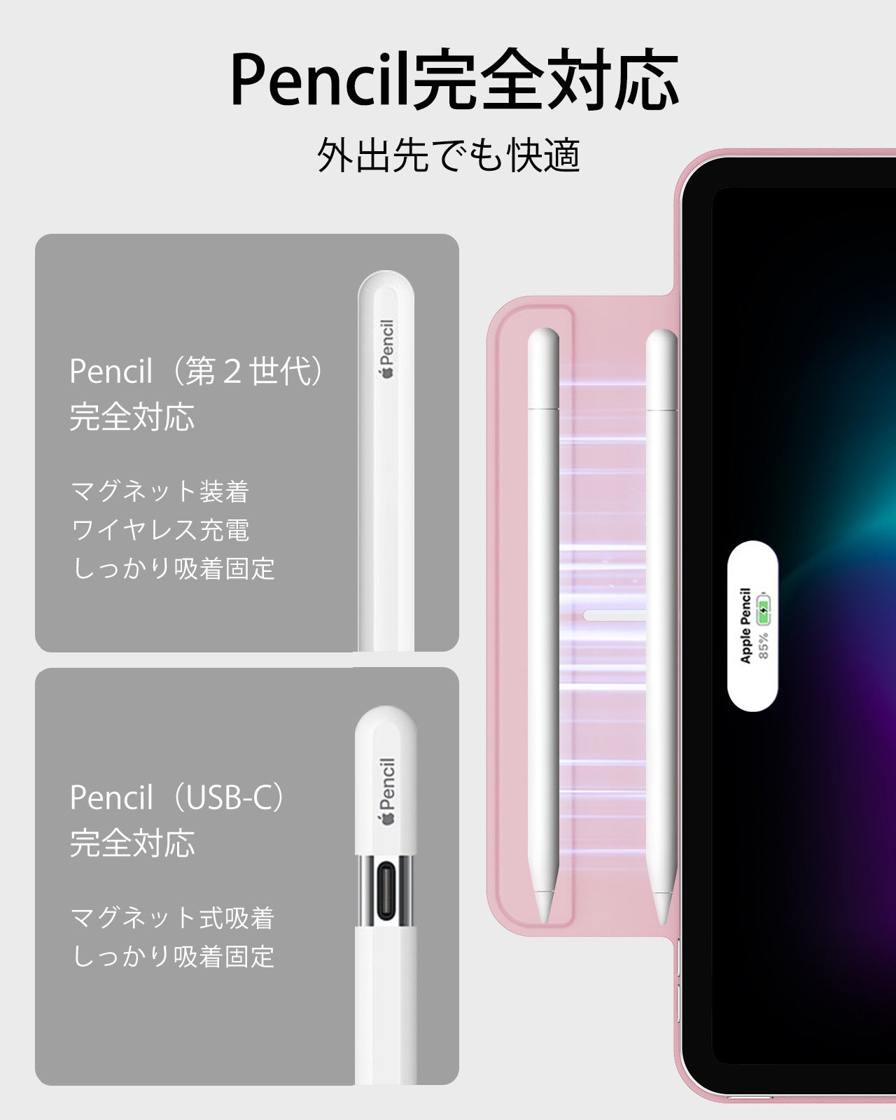 iPad Pro 11" (2024) Rebound Magnetic Case - Pink  Product type