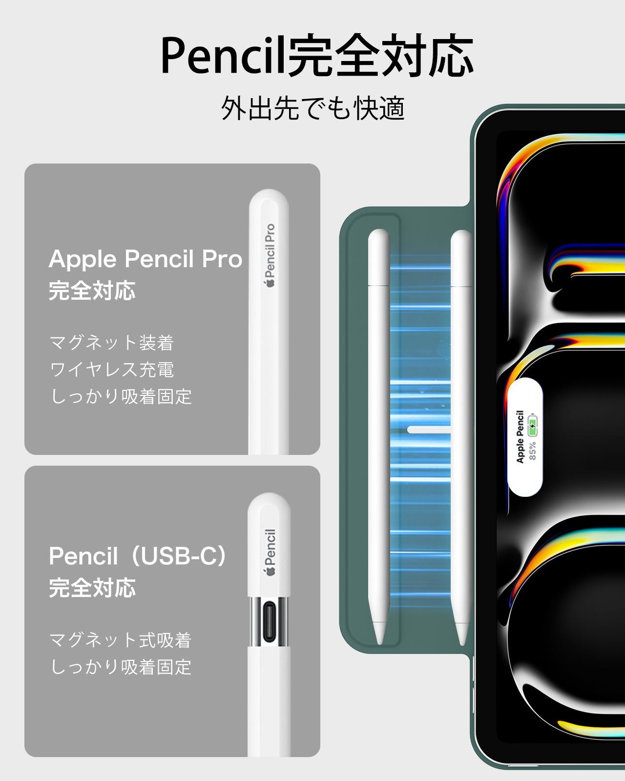 iPad Pro 13ʺ (2024) Rebound Magnetic Case - Forest Green  Product type