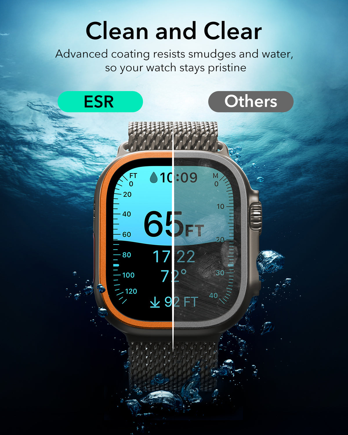 Apple Watch Ultra 4 Armorite Screen Protector (Bezel) - Orange  Product type