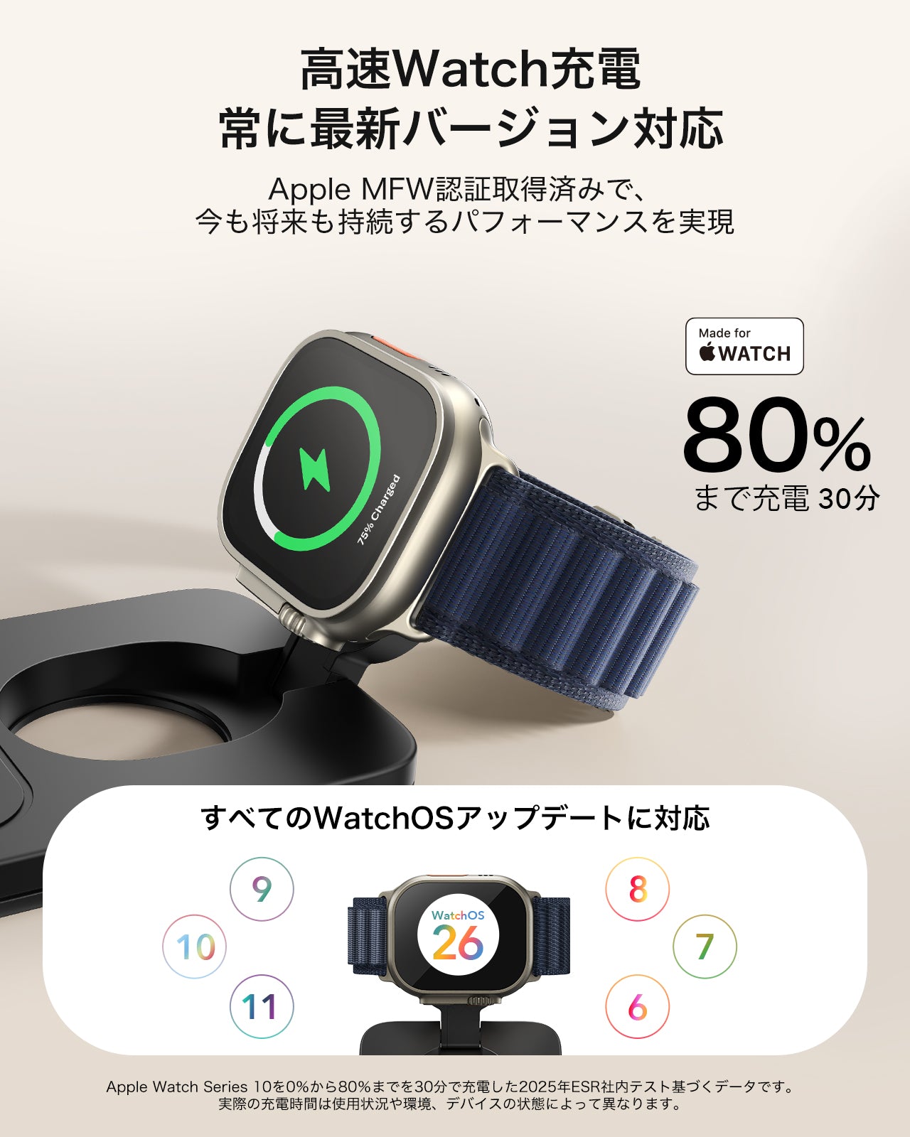 CryoBoost Foldable 3-in-1 Magnetic Charging Station  (25W) – JP Plug-Black  Product type