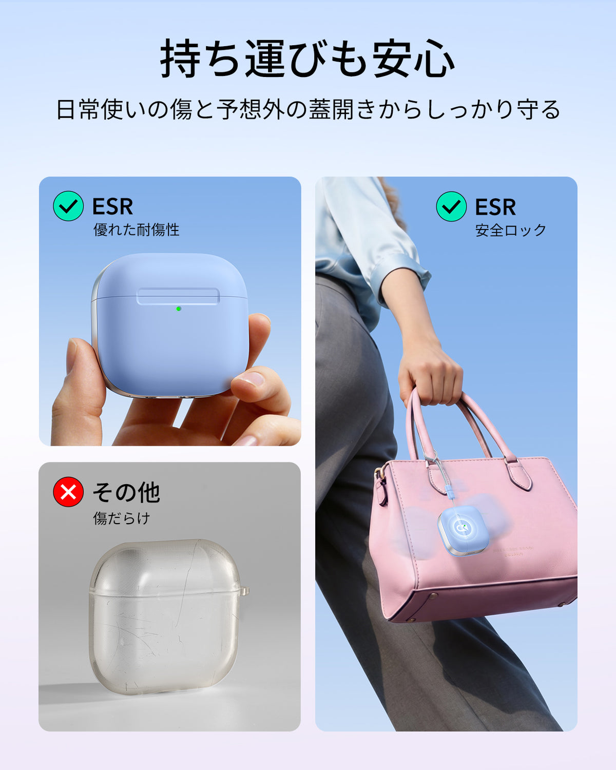 AirPods 5 Pulse Lite マグネットケース - ライトブルー  Product type
