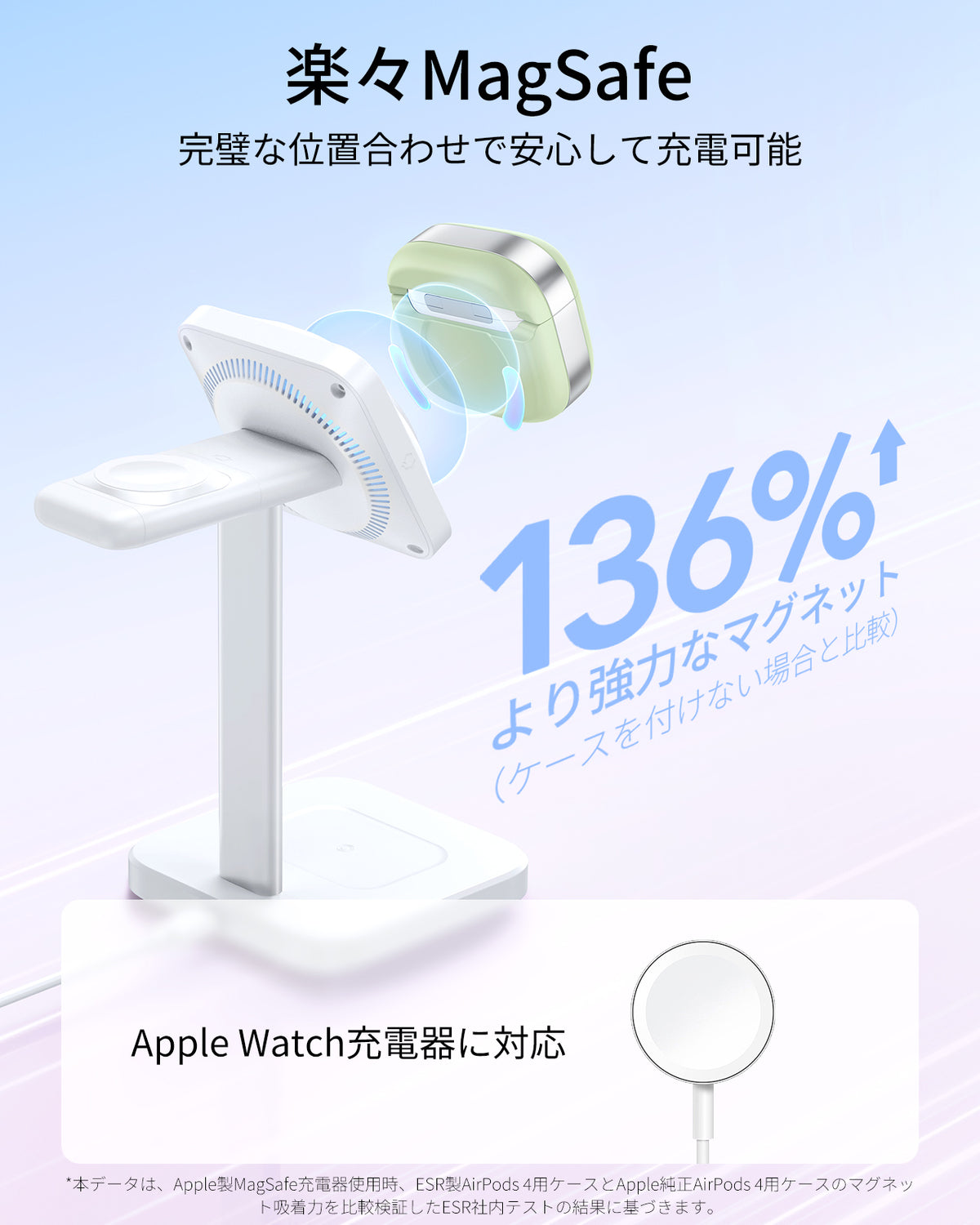 AirPods 5 Pulse Lite マグネットケース - ライトグリーン  Product type