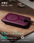 Geo マグネットウォレット（Grip） - バーガンディ  Product type