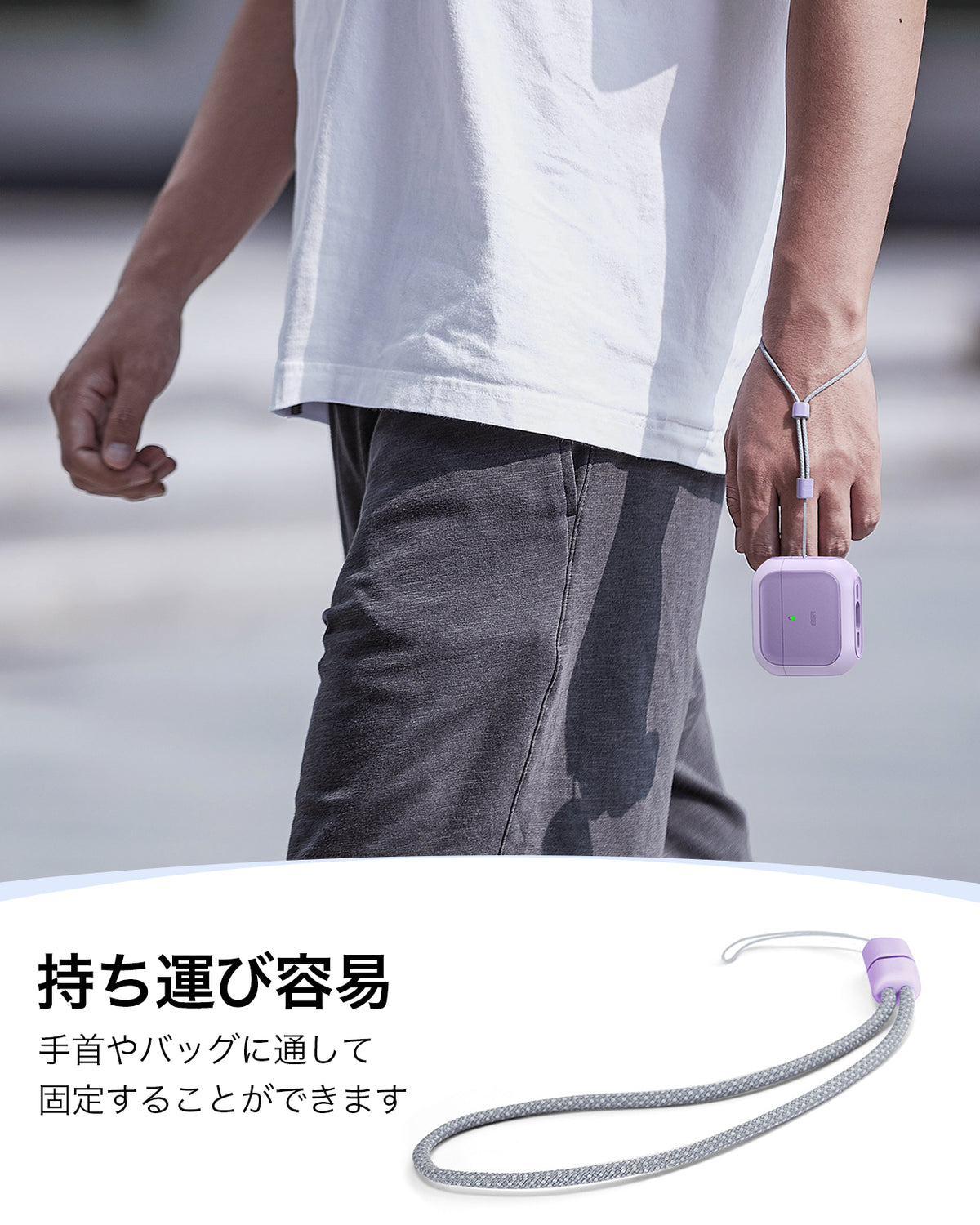 AirPods 5 Orbit Hybrid Magnetic Case - Purple  Product type