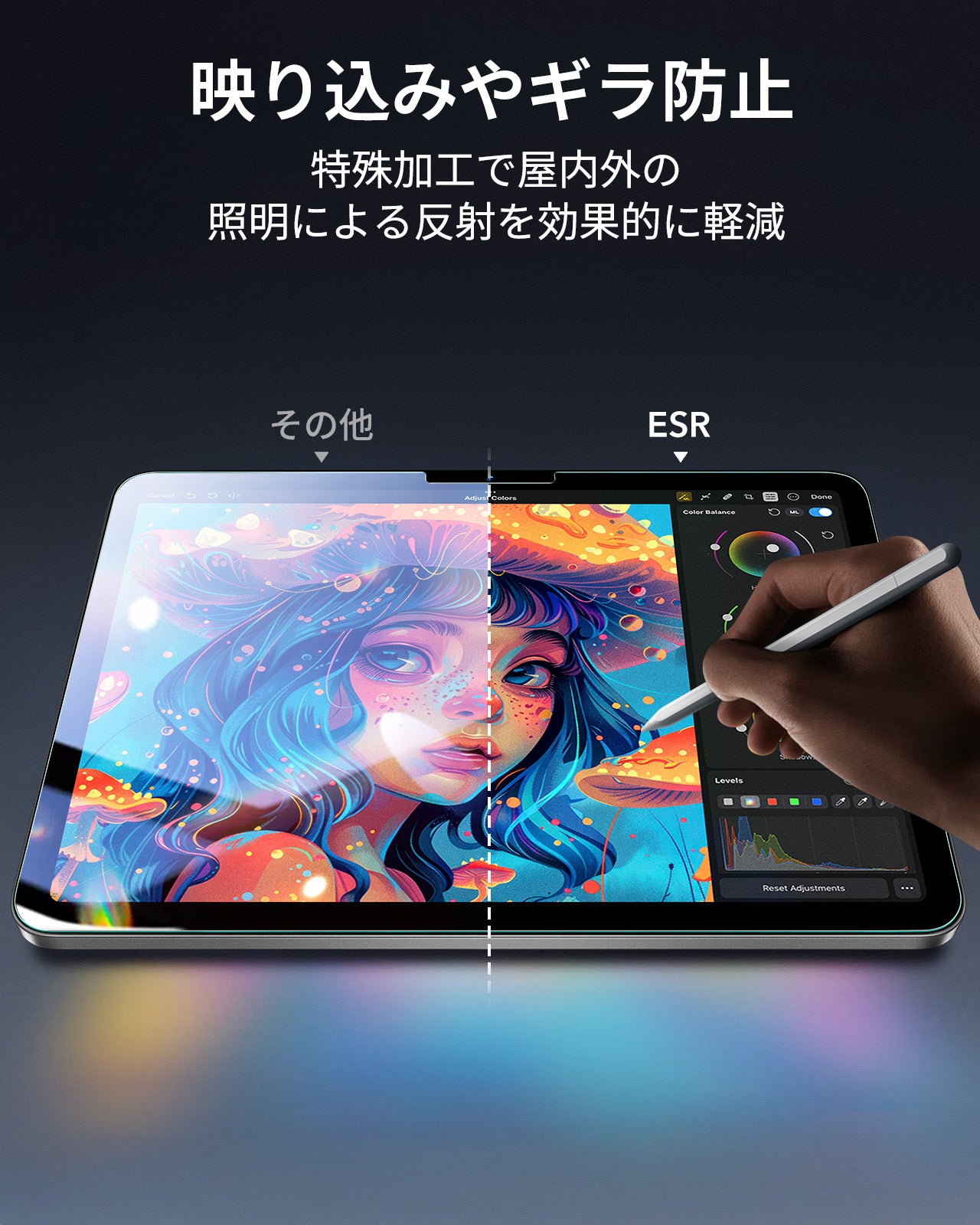 iPad Air 11インチ (M4) 2026 UltraFit Armorite® ペーパーフィールスクリーン保護フィルム - 2枚入り  Product type