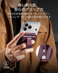 Geo マグネットウォレット（Grip） - バーガンディ  Product type