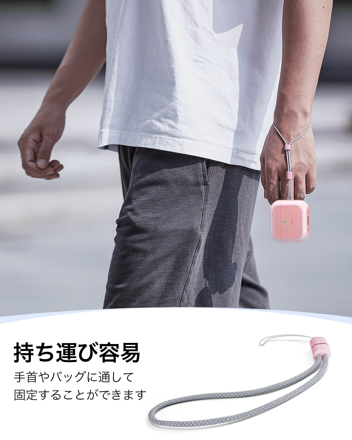 AirPods 5 Orbit Hybrid Magnetic Case - Pink  Product type