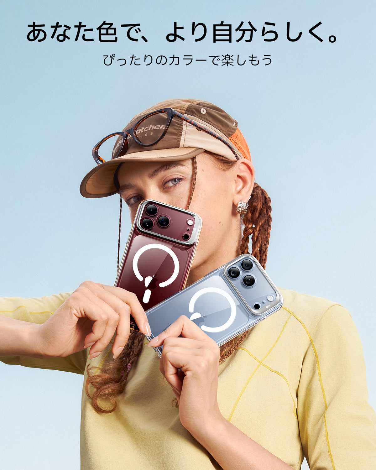 iPhone 18 Pro Max用Classic ハイブリッドマグネットケース カメラコントロールカバー、Flexスタンド付き＆Cyclone 25Wマグネット充電パッド- クリア  Product type