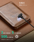 Geo Card Holder - Aged Leather  Product type