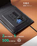 Geo Wallet with Find My - Black Carbon Fiber  Product type