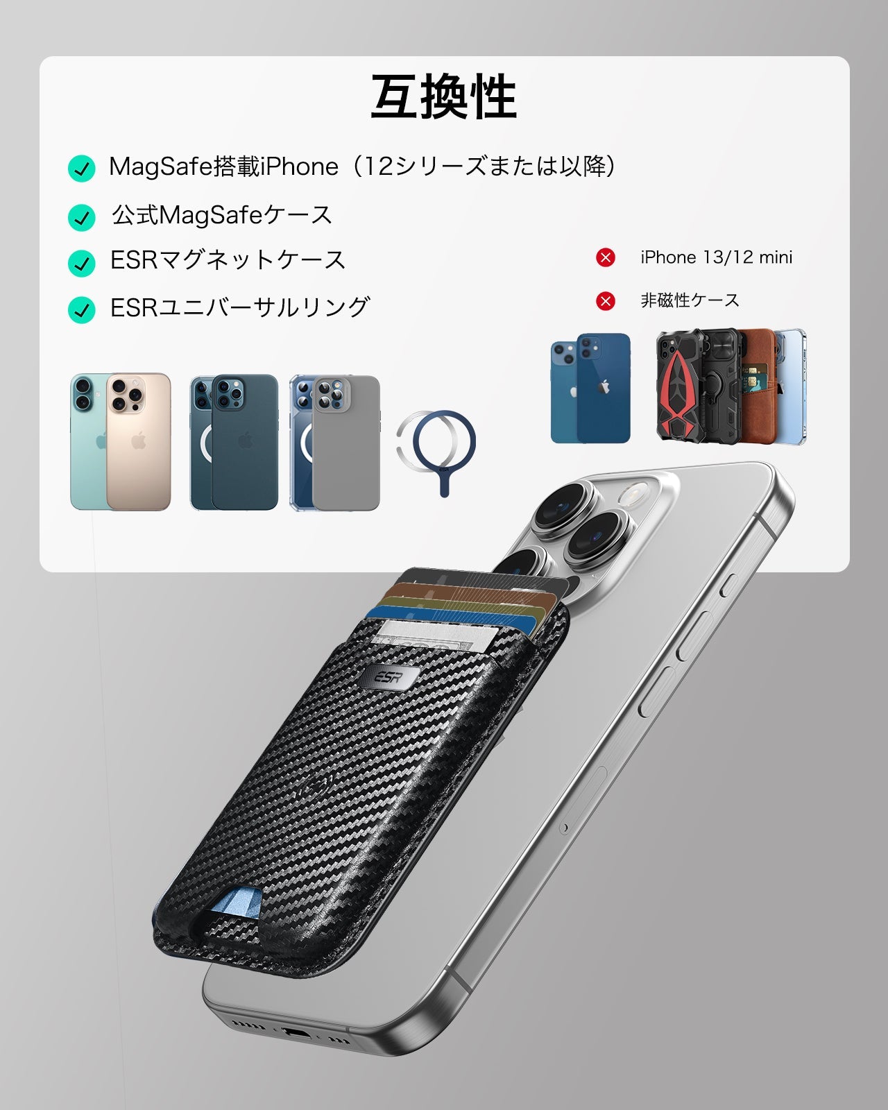 Geo Wallet Boost (HaloLock) - Black Carbon Fiber  Product type