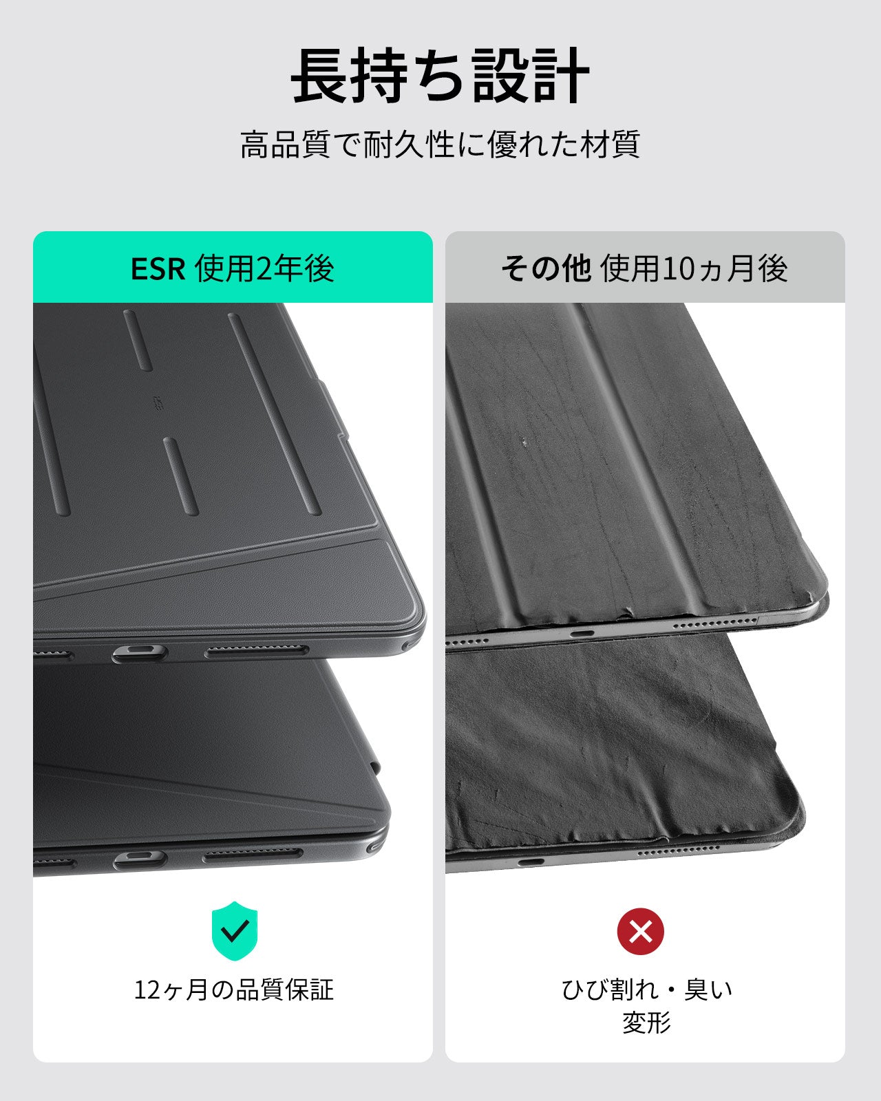 iPad Pro 11" (2025) Flip Magnetic Case with Pencil Holder - Black  Product type