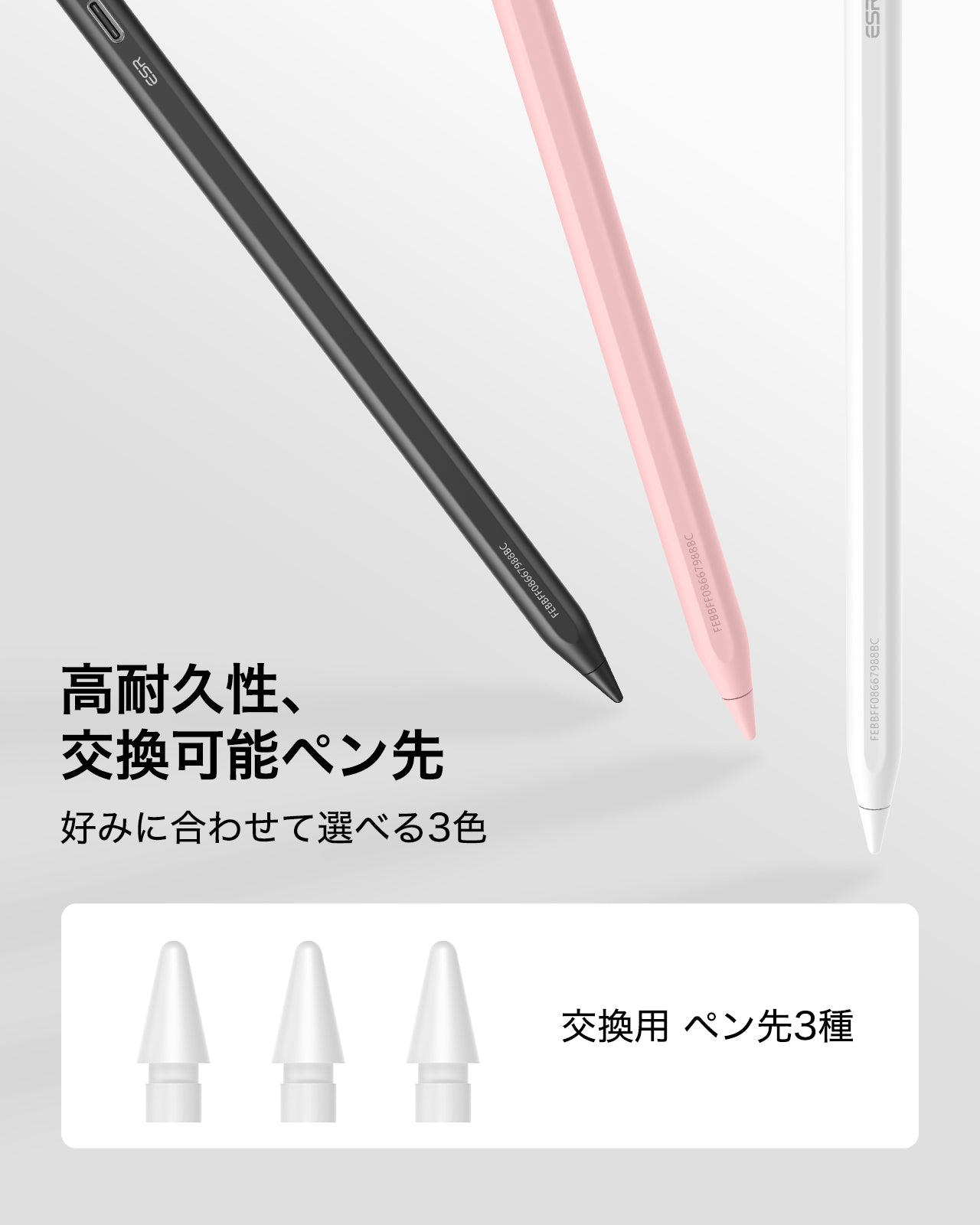 iPad Air 11インチ (M4) 2026 Flex キーボードケース (脱着式) ＆Geo デジタルペンシル セット  - ダークグレー  Product type