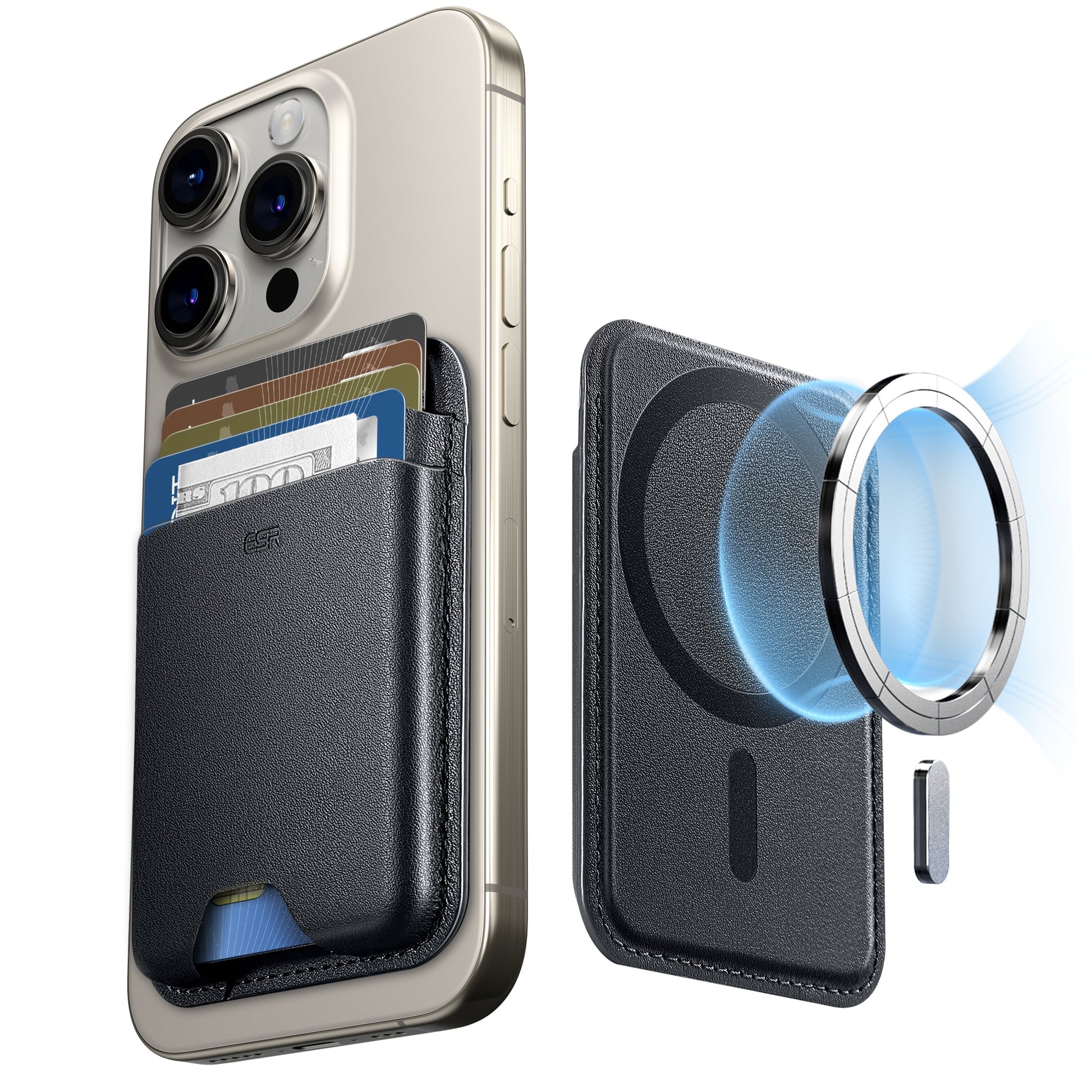 Magnetic Wallet Boost (HaloLock) - Black  Product type