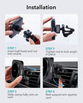 Magnetic Wireless Car Charger (HaloLock) - Black  Product type