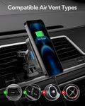 Magnetic Wireless Car Charger (HaloLock) - Black  Product type