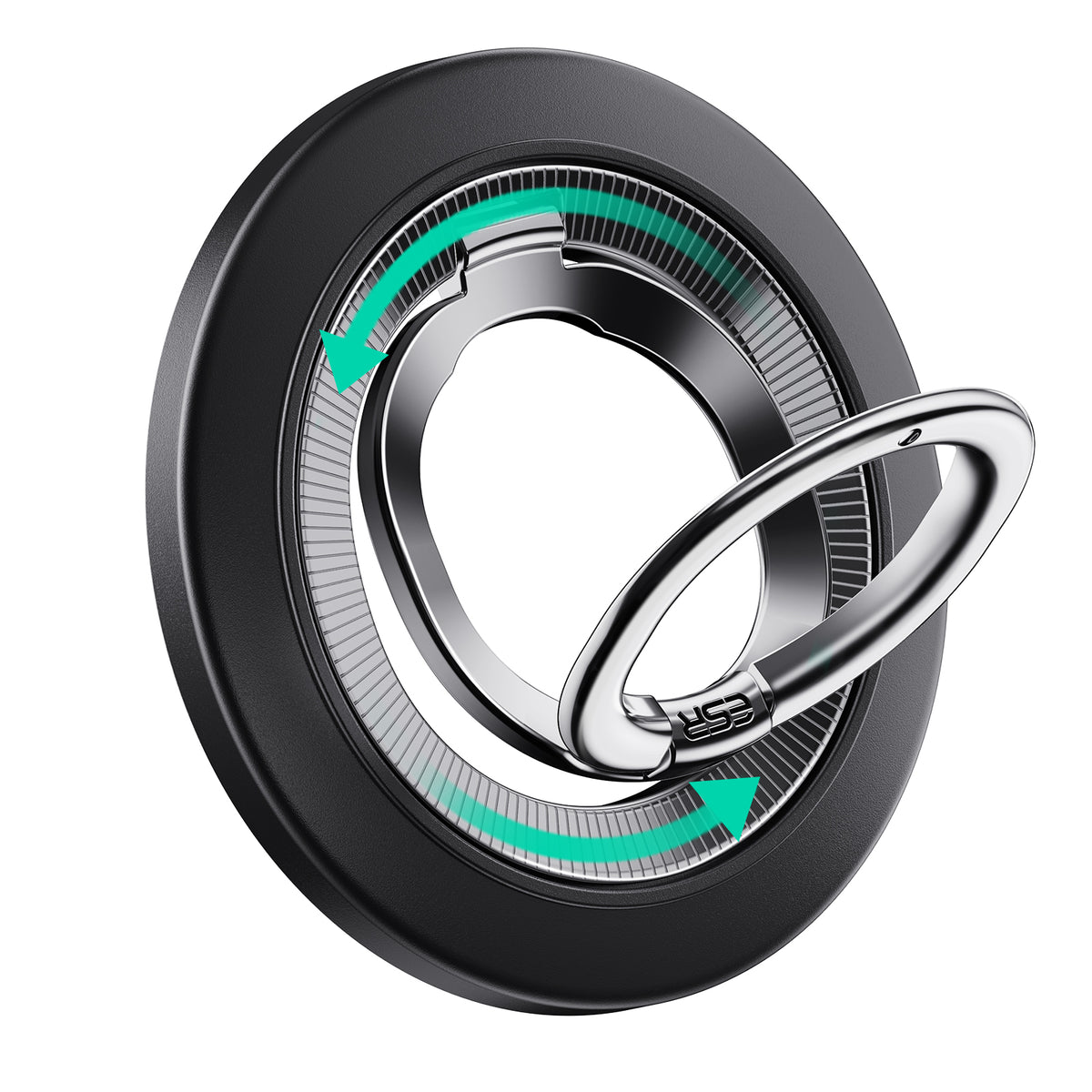 マグネットスマホリングスタンド 360 -ブラック  Product type