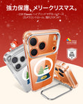 iPhone 17 Pro Classic Hybrid Magnetic Case (Camera Control, Stash Stand) - Christmas Globe  Product type