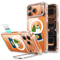 iPhone 17 Pro Classic Hybrid Magnetic Case (Camera Control, Stash Stand) - Christmas Globe  Product type
