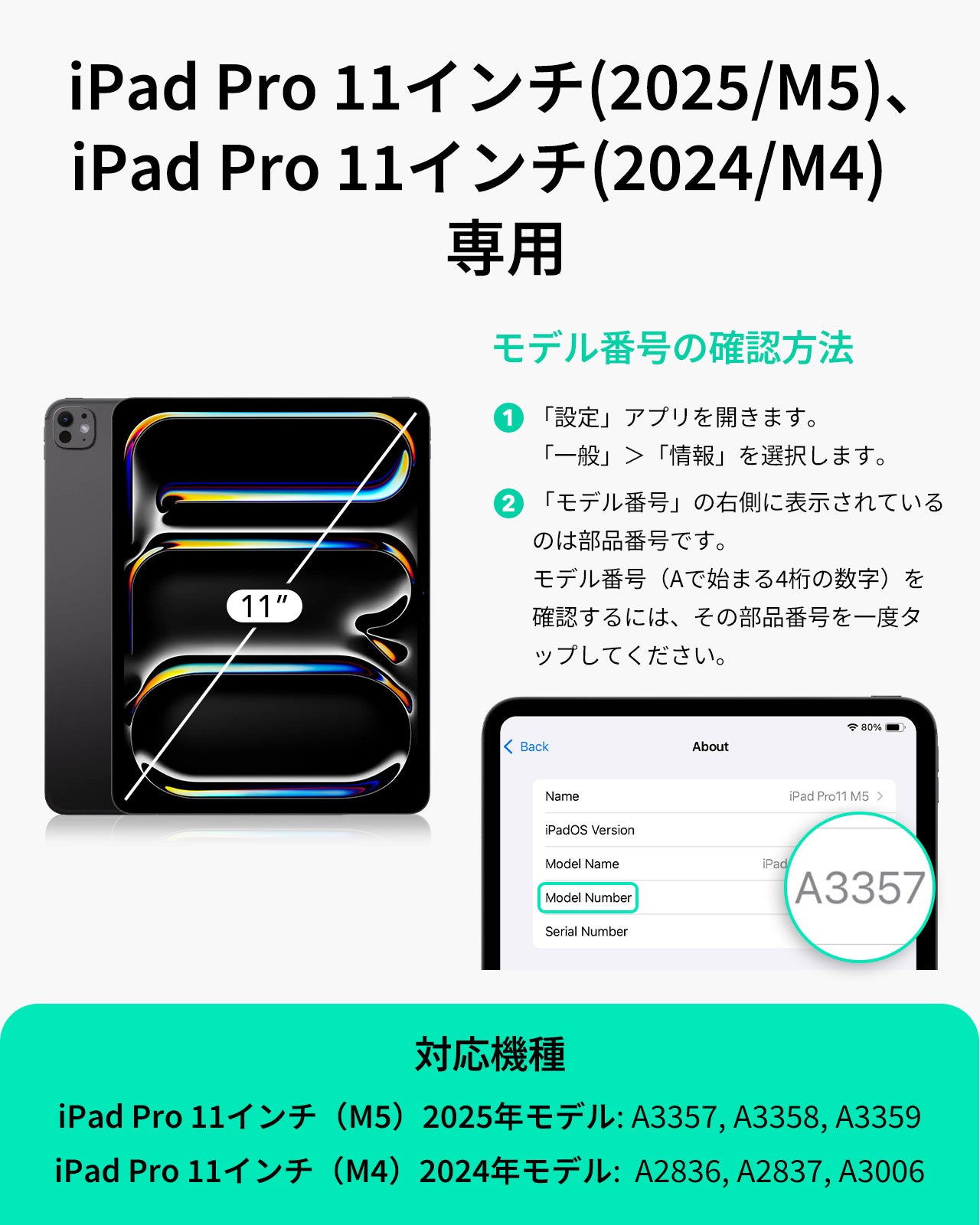 iPad Pro 11インチ（M4）2024専用 UltraFit Armorite® Pro スクリーン保護フィルム - 1枚入り  Product type