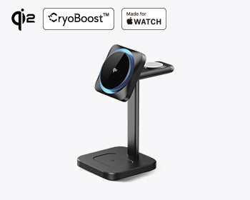 Qi2 3-in-1 Wireless Charging Station with CryoBoost (HaloLock)