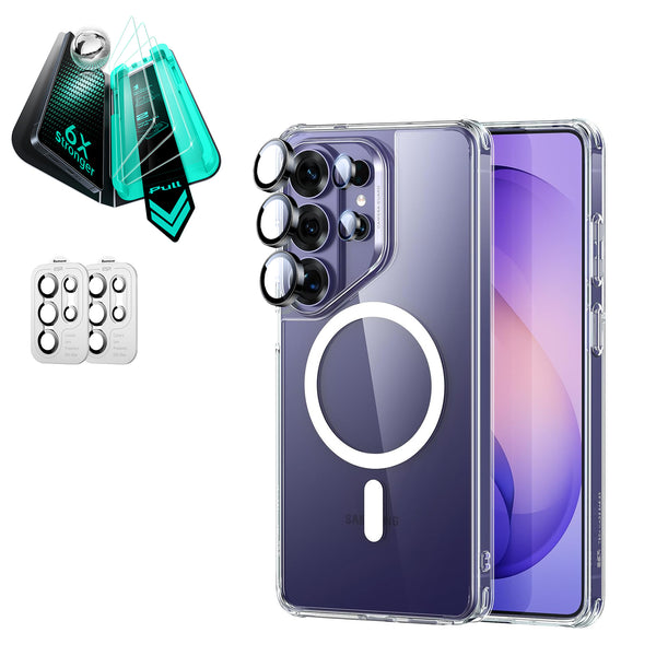 クリア Galaxy S26 Ultraハイブリッドケース＆Armoriteスクリーン保護