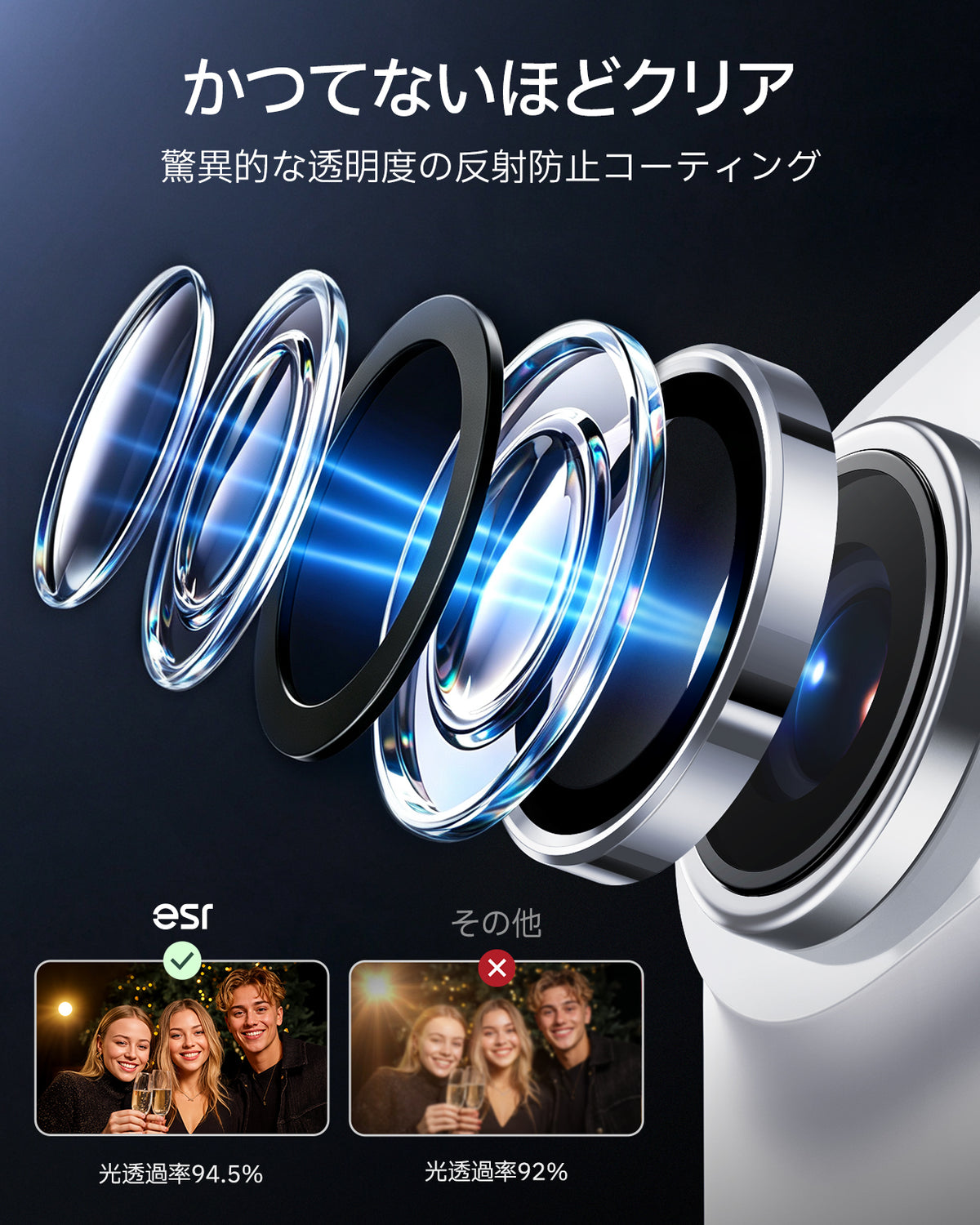 iPhone Duo Armorite® Camera Lens Protector - Silver  Product type