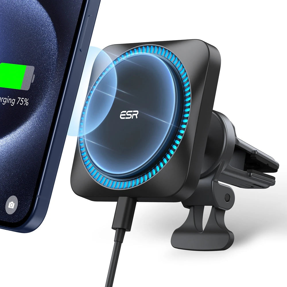 Wireless Car Charger with CryoBoost™ (HaloLock) - Wireless Charger  Product type