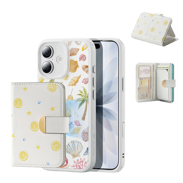 iPhone 17 Classic Hybrid Magnetic Case (Camera Control) & Aura Clutch Magnetic Wallet - Coastal Summer  Product type