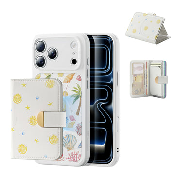 iPhone 17 Pro Classic Hybrid Magnetic Case (Camera Control) & Aura Clutch Magnetic Wallet - Coastal Summer  Product type