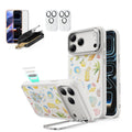 iPhone 17 Pro Bundle Classic Hybrid Magnetic Case (Stash Stand) and Armorite Pro Privacy Screen Protector - Coastal Summer  Product type