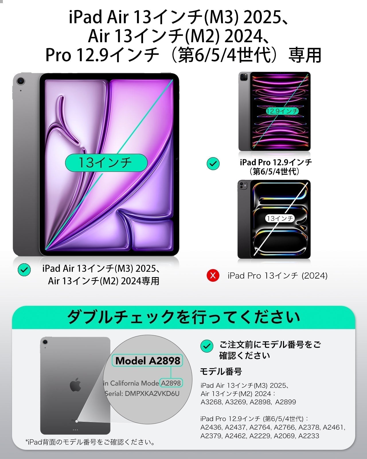 iPad Air 13ʺ (2024) Rebound Magnetic Case - Grey  Product type
