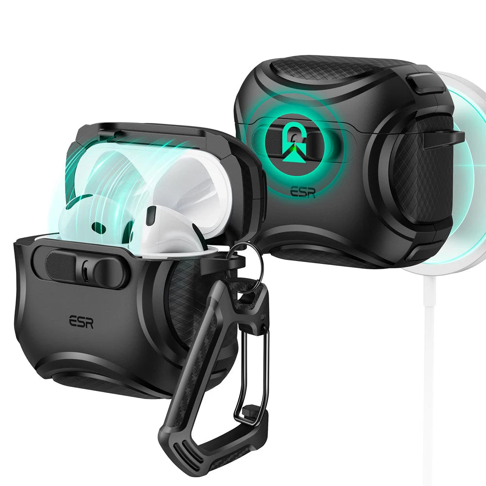 ESR Ultimate Protectionシリーズ：AirPods 4用最高品質のカバーケース