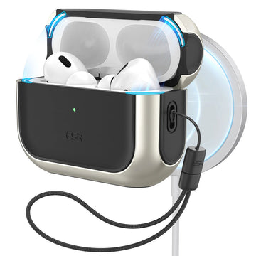 AirPods Pro (2023/2022/2019) Orbit Hybrid Case (HaloLock) - Titanium  Product type