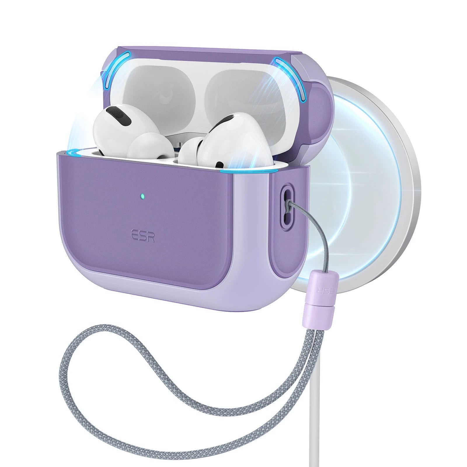 AirPods Pro (2023/2022/2019) Orbit Hybrid Case (HaloLock) - Purple  Product type